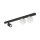 Spot de plafond métal verre 70 cm long GU10 + 2x G9