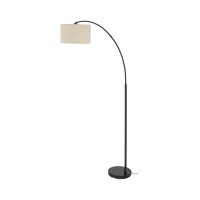 Luminaire en arc 200 cm réglable Tissu...