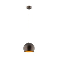 Suspension Marron Métal rond Ø 17 cm petit...