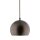 Suspension Marron Métal rond Ø 17 cm petit E27 Boule