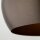 Suspension Marron Métal rond Ø 17 cm petit E27 Boule