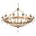Lustre CAMELOT 10 or &Oslash;116cm raccourcissable Lampe