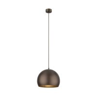 Lampe à suspendre ronde en métal Ø...