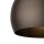 Lampe à suspendre ronde en métal Ø 27 cm E27 brun design rétro