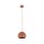 Suspension Métal Rouge Ø 17 cm rond E27 Boule Abat-jour