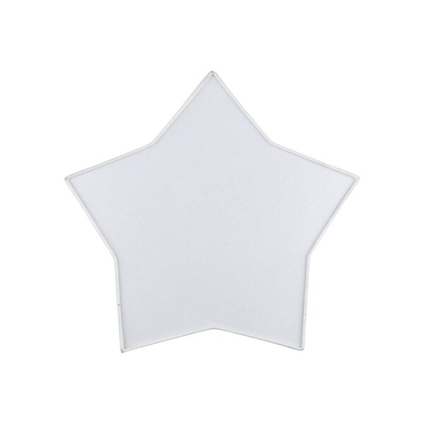 Lampe de chambre denfant Blanc Étoile L : 45 cm Tissu Blanc 2x E27 Plafond