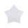 Lampe de chambre denfant Blanc Étoile L : 45 cm Tissu Blanc 2x E27 Plafond