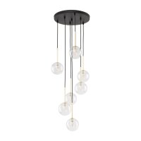 Suspension verre métal H : max. 97 cm...