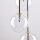 Suspension verre métal H : max. 97 cm réglable 7x G9