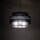 Suspension Noir Tissu Ø 50 cm H : max. 160 cm 3x E27
