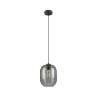Suspension verre fum&eacute; &Oslash; 20 cm H : max. 1,7...