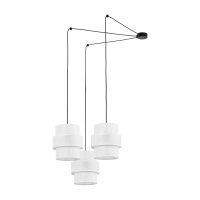 Lampe &agrave; suspendre tissu E27 L : max. 4 m...