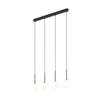Lampe à suspendre métal verre L : 78 cm...