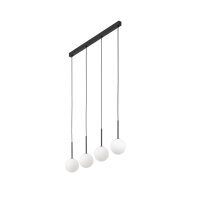 Lampe à suspendre métal verre L : 78 cm...