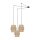 Suspension flexible Jute L : max. 4 m H : max. 2,1 m 3x E27