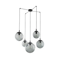 Suspension verre fumé métal H : max. 2,1 m...