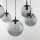 Suspension verre fumé métal H : max. 2,1 m XXL réglable