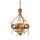 Lustre CAMELOT 10 en or &Oslash;34cm raccourcissable Lampe