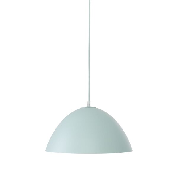 Suspension métal E27 ronde Ø 34 cm H : max. 165 cm Menthe