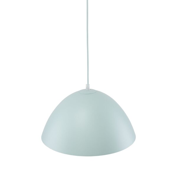 Suspension métal E27 ronde Ø 34 cm H : max. 165 cm Menthe