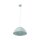 Suspension métal E27 ronde Ø 34 cm H : max. 165 cm Menthe