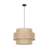 Boho Lampe &agrave; suspendre en jute &Oslash; 50 cm rond...