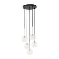 Lampe à suspendre verre métal Ø 35...