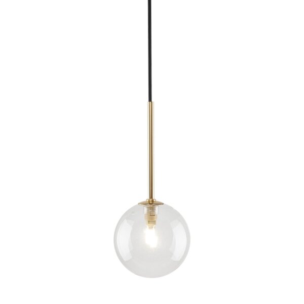 Suspension verre sphère Ø 12 cm étroit réglable en hauteur