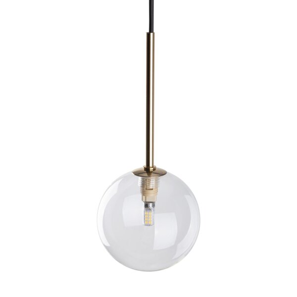 Suspension verre sphère Ø 12 cm étroit réglable en hauteur