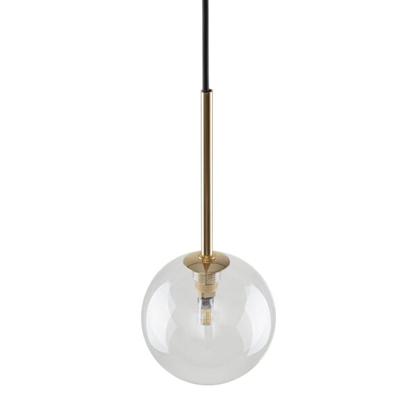 Suspension verre sphère Ø 12 cm étroit réglable en hauteur