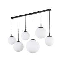 Lampe à suspendre verre métal 130 cm de...