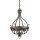 Lustre CAMELOT 10 graphite &Oslash;34cm &agrave; raccourcir Lampe