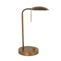 Lampe de bureau LED métal verre 46 cm 10 W...