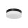 Plafonnier LED rond verre métal IP44 Ø18 cm 12 W