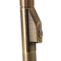 Lampadaire LED en bronze 185 cm flexible à...