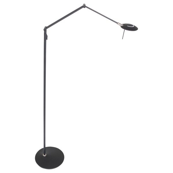 LED Lampadaire Moderne Noir 185 cm mobile dimmable