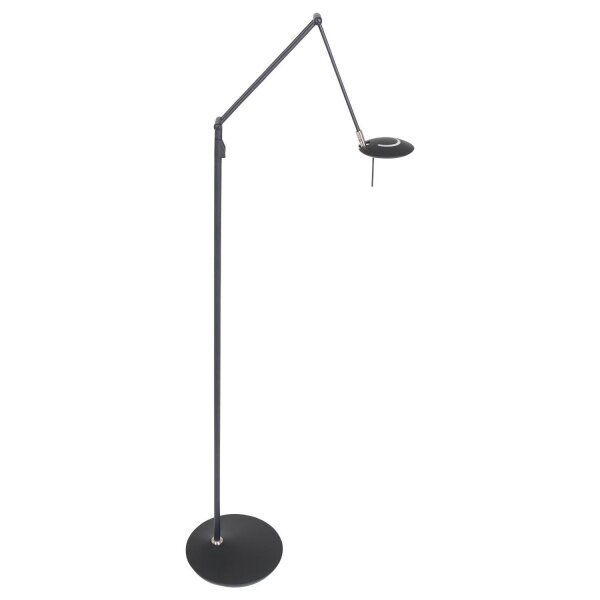 LED Lampadaire Moderne Noir 185 cm mobile dimmable