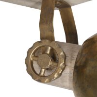 Spot de plafond 3 flammes bois métal 59 cm E27...