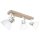 Plafonnier bois métal blanc 59 cm E27 mobile