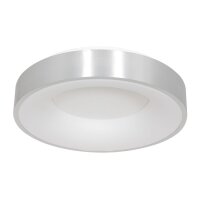 Plafonnier LED rond argenté blanc Ø38 cm...