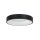 Plafonnier rond à LED Noir Blanc Ø38 cm 30 W 2700 K