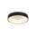 Plafonnier rond à LED Noir Blanc Ø38 cm 30 W 2700 K