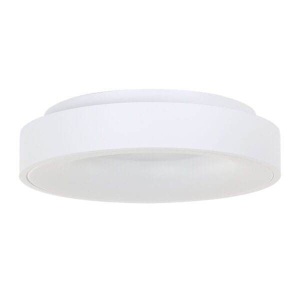 Plafonnier LED blanc métal plastique 40 W 2700 K