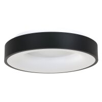 Plafonnier LED noir métal plastique 40 W 2700 K