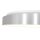 Plafonnier LED métal plastique argenté blanc 2700 K