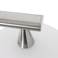 Plafonnier verre métal 4-flmg 120 cm incl. G9...