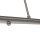 Plafonnier verre métal 4-flmg 120 cm incl. G9 anti-éblouissement