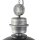 Lampe à suspendre industrielle métal acrylique noir Ø47 cm E27