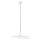 Lampe à suspendre blanche en métal Ø50 cm rond E27 Design moderne