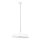 Lampe à suspendre blanche en métal Ø50 cm rond E27 Design moderne